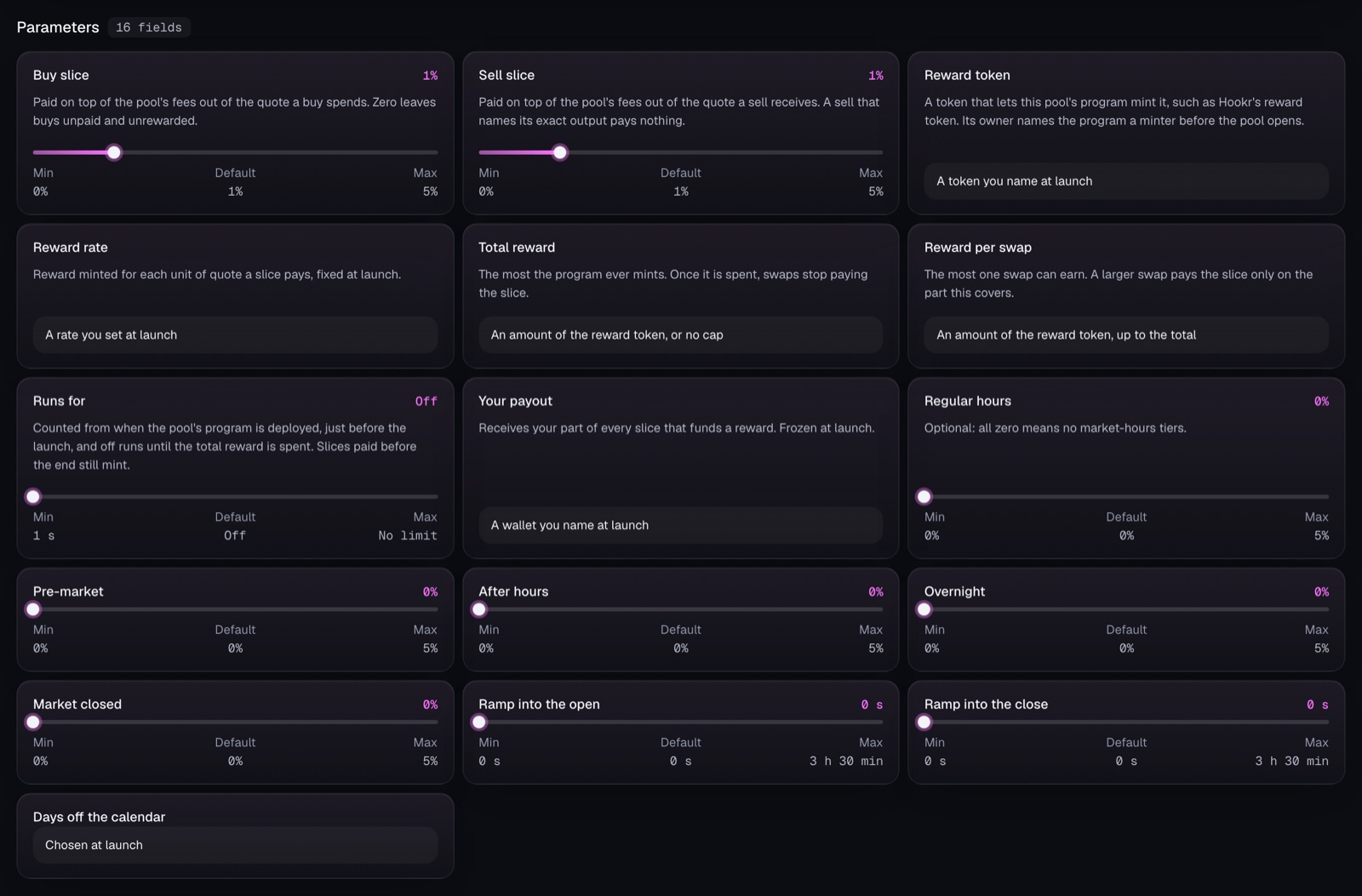 Swap Reward Mint pays traders a reward token from a slice of each trade.
