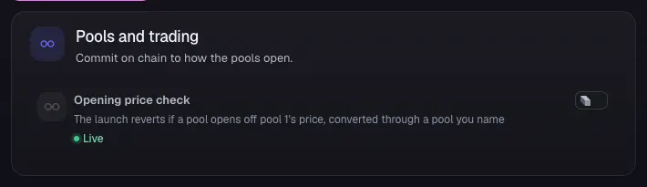Pools and trading